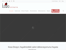 Tablet Screenshot of kozadizayn.com